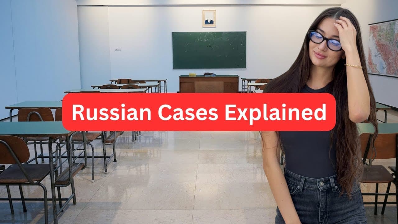 All 6 Russian Cases Explained with Examples